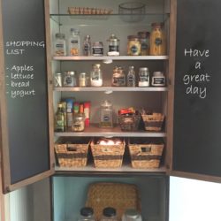 THRIFT STORE FIND TURNED FARMHOUSE PANTRY